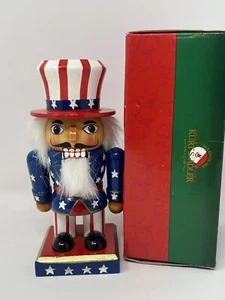 Kurt Adler Wooden Uncle Sam Nutcracker 6.75” Very Rare - Picture 1 of 15