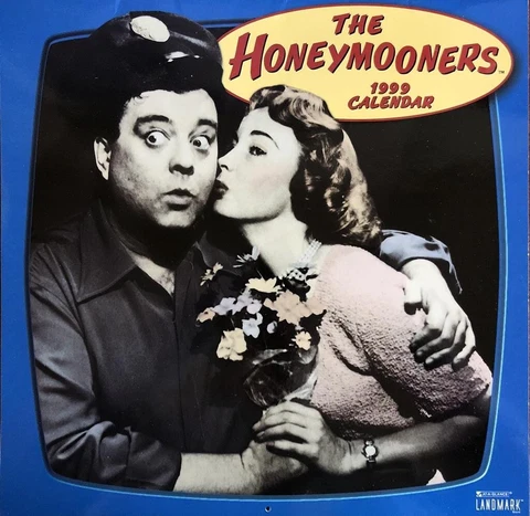 "The Honeyooner's" 1999 Calendar Signed 9 TIMES by Art Carney Cover