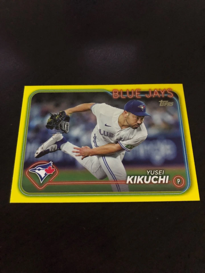 2024 Topps Series 2 - #510 Yusei Kikuchi Yellow - Image 1 of 1