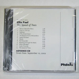 ELLIS PAUL - THE SPEED OF TREES - NEW PROMO CD - Imagen 1 de 2