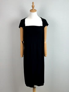 Abito donna AJ Armani Jeans manica corta fiorentino nero taglia XL - Foto 1 di 15