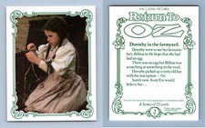 Dorothy In The Farmyard #2 Return To OZ 1985 Walt Disney Trading Card