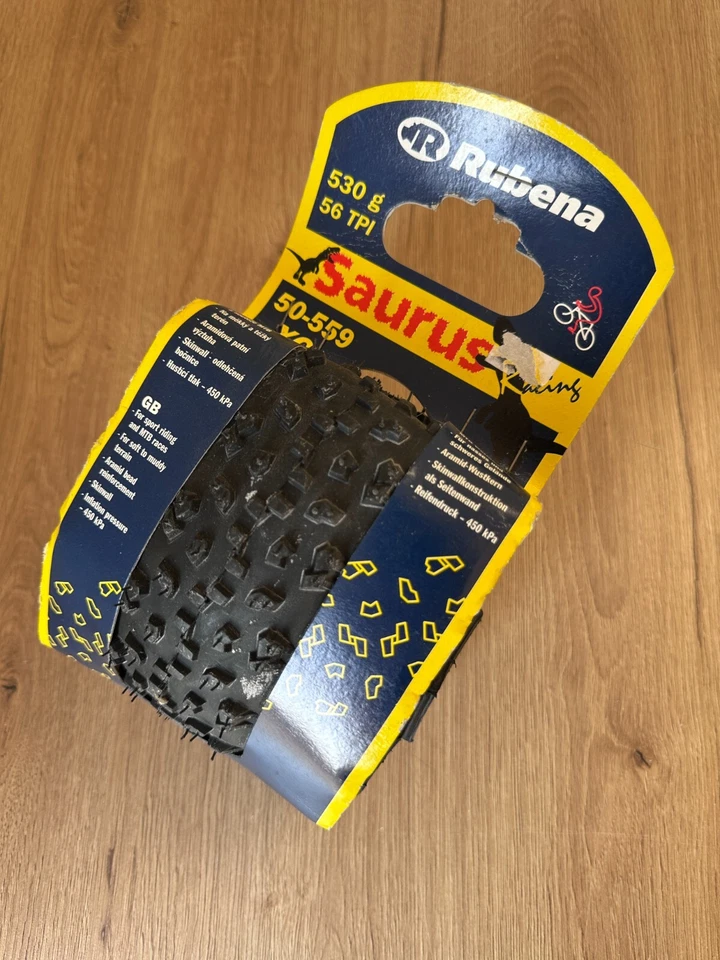 Retro Fahrradteile - NOS Rubena Saurus Rennreifen 50-559 XC MTB 56 TPI - Bild 1 von 4