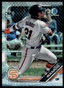 Bowman Chrome #BCP-83 2019 refractor Heliot Ramos - Imagen 1 de 2