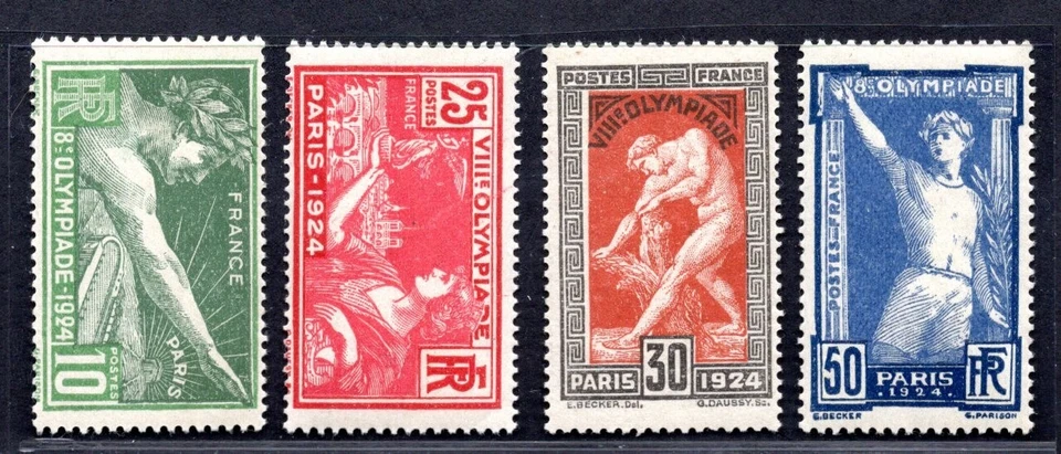 FRANCE OLYMPICS 1924 SCOTT #198-201 MINT NEVER HINGED - Image 1 of 2
