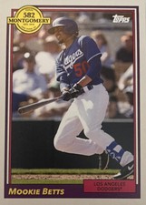 2022 MOOKIE BETTS Topps 582 Montgomery Club Set 2 Card #3 DODGERS