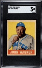 1948 Leaf Honus Wagner #70 SGC 3 “VG”  Pirates HOF “CENTERED” SUPERSTAR BEAUTY