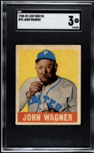 1948 Leaf Honus Wagner #70 SGC 3 “VG” Pirates HOF “CENTERED” SUPERSTAR BEAUTY - Picture 1 of 2