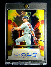 Jim Edmonds 2023 Panini Select Baseball GOLD Prizm Auto #8/10 ~Cardinals