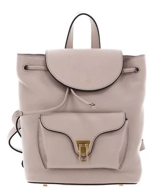 COCCINELLE zaino Beat Soft Grained Leather Backpack Rosette - Bild 1 von 4