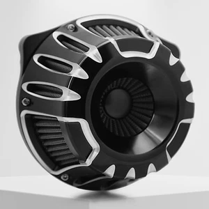 For Harley CNC cut Air cleaner intakes Filter Twin cam Dyna Softail Touring93-07 - Picture 1 of 8