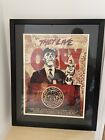 Shepard Fairey They Live 2011 Mondo Obey Framed signed & numbered Print Rare Red