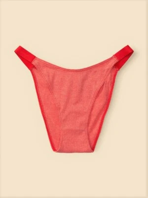 PINK Victorias Secret Cotton High Leg String Bikini Panty XL Logo Strap - Image 1 of 4