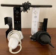 2 Wii MotionPlus INSIDE Remotes, Nunchuks, Mayflash Dolphin Bar, & Custom Stands