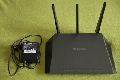 R7000 Nighthawk AC1900 WiFi Router Dual Band Ggabit, mit DD-WRT od. Netgear FW - Bild 1 von 4
