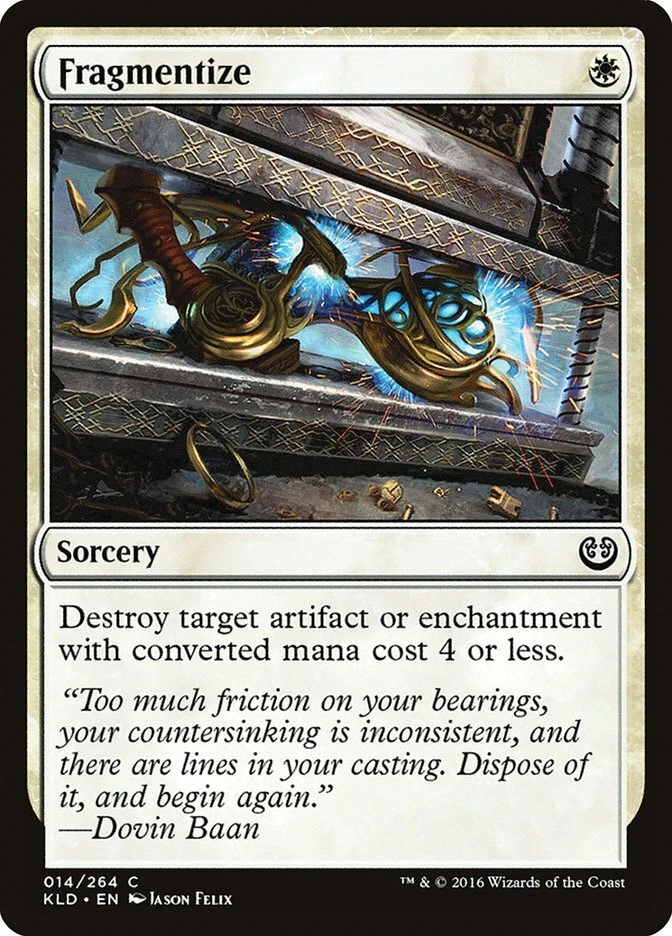 Magic the Gathering (mtg): KLD: Fragmentize  (x 4) - Image 1 of 1