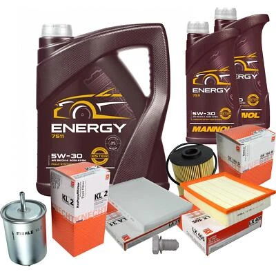 MAHLE Pack Inspection 7L MANNOL 5W-30 Energy pour VW Golf III Variant 2.9 VR6 - Photo 1/4