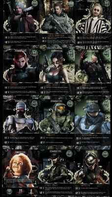 Resident Evil Deck Building Game Custom Characters RDBG- You Choose