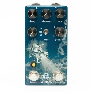 Walrus Audio Fathom Multi-Function Reverb Hall Plate Lo-Fi Guitar Effects Pedal - Picture 1 of 4