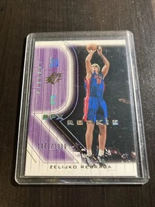 Zelijko Rebraca SPX ROOKIE LIMITED CARD 1871/1999 NBA 2001 T7-112 - Picture 1 of 3