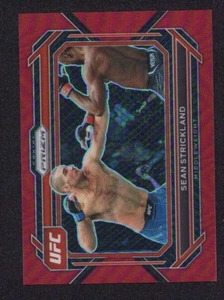 2023 Panini Prizm UFC Red Prizm Sean Strickland #61 /199 - Picture 1 of 2