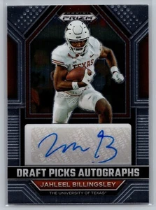 Fútbol americano Jahleel Bilingsley Auto 2023 Panini Chronicles Draft Picks - Imagen 1 de 2