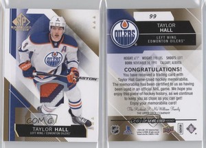 2015-16 SP Game-Used Spectrum Gold Prime Jersey /25 Taylor Hall #99