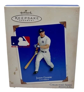 2003 Hallmark Keepsake Ornament Jason Giambi MLB Christmas Baseball Collectible - Picture 1 of 6