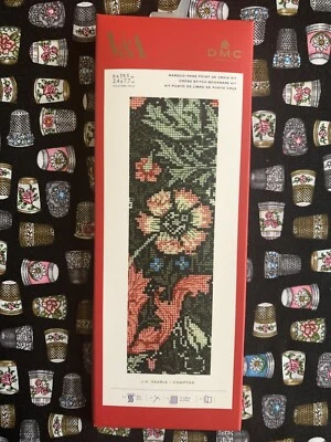 * 新 * V&A “Compton” J.H. Dearle十字绣书签完整套件。 — 第 1/2 张图片