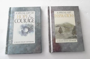 Lot Of 2 Helen Exley Books: Hope & Courage & Inspirations, HC 2003 - Picture 1 of 12
