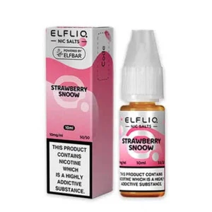 Strawberry Snoow By Elfliq 10ml Salts - FREE POSTAGE ABOVE £10 MIX&MATCH - Picture 1 of 4