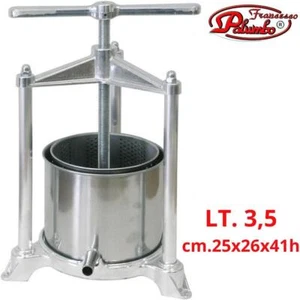 Torchietto torchio premitutto spremitutto per uva mirto agrumi acciaio inox 3,5 - Foto 1 di 2