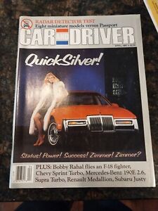 CAR and DRIVER 1987 Zimmer QuickSilver Toyota Supra Turbo Dodge Daytona Lot