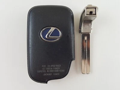 DESBLOQUEADO ORIGINAL LOGOTIPO AZUL LEXUS LS HS 10-17 OEM LLAVE INTELIGENTE MENOS CONTROL REMOTO SIN CORTAR EE. UU. Foto 1 de 4