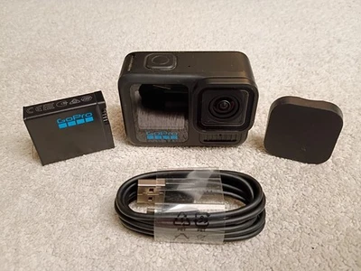 GoPro HERO 13 Black 5.3K HDR 27MP Camera w/GoPro Battery+USB Charging Cable-Nice - Image 1 of 4