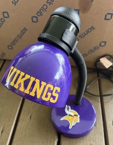 Minnesota Vikings Lamp Vintage Flex Adjustable Table Desk Lamp WORKS NFL - Picture 1 of 12
