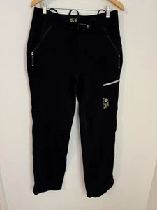 Pantaloni da neve Mountain Hardwear uomo M neri nylon elasticizzato snowboard sci usati in ottime condizioni - Foto 1 di 11