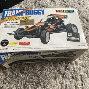 Nikko Black Fox Frame Buggy 1/14 Scale Vintage, Without Controller - Picture 1 of 3