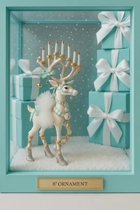 Patience Brewster Moonbeam Bailarín Reno Ornamento MacKenzie-Niños Pintura a Mano - Imagen 1 de 15