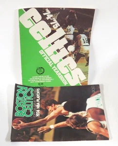 Boston Celtics 1974-75 Official Basketball Yearbook Original More Lot - Bild 1 von 5
