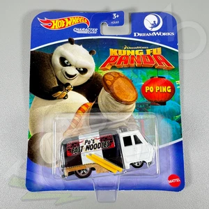 Hot Wheels Character Cars - Po Ping "Po's Fast Noodles" | 2022 Kung Fu Panda - Picture 1 of 10