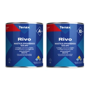Tenax Rivo A&B Coltello Epossidico per Pietra Alta Resistenza, Interno/Esterno, VOC Co - Foto 1 di 1