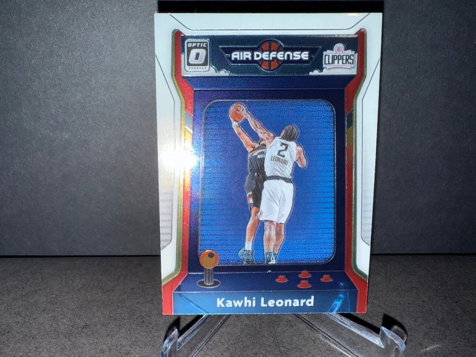 2020-21 NBA Donruss Optic Kawhi Leonard #4 Air Defense Insert Card - Image 1 of 1