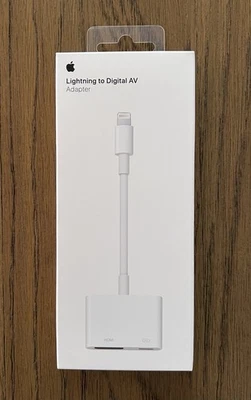 GENUINE Apple Lightning to Digital AV Adapter MD826AM/A NEW - Image 1 of 2