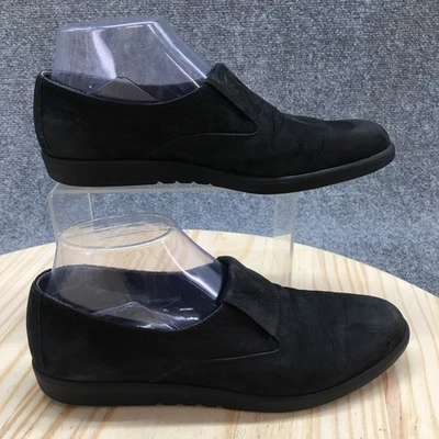 Rockport Shoes Womens 7.5 Narrow Loafers Black Leather Casual Comfort Low Top - Image 1 of 4