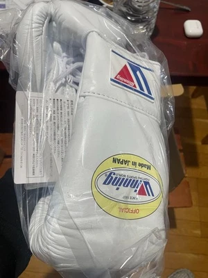 Winning боксерские перчатки MS-200 профессиональный тип 8 унций белый струнных инструментов типа Японии новый - Изображение 1 из 4