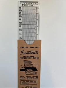 Manometro perforazione Stanley Gibbons Instanta con manicotto istruzioni - Foto 1 di 6