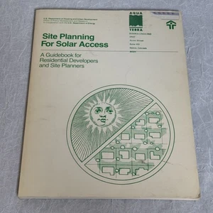 Vintage Site Planning For Solar Access Guidebook 1979 Urban Development Energy - Picture 1 of 9