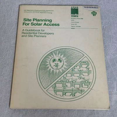 Vintage Site Planning For Solar Access Guidebook 1979 Urban Development Energy - Image 1 of 4