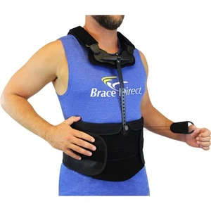 TLSO Thoracic Full Back Brace PDAC L0464 Pain Relief -Straightener for - Picture 1 of 7
